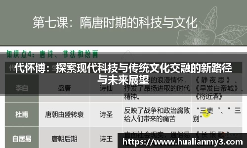 代怀博：探索现代科技与传统文化交融的新路径与未来展望